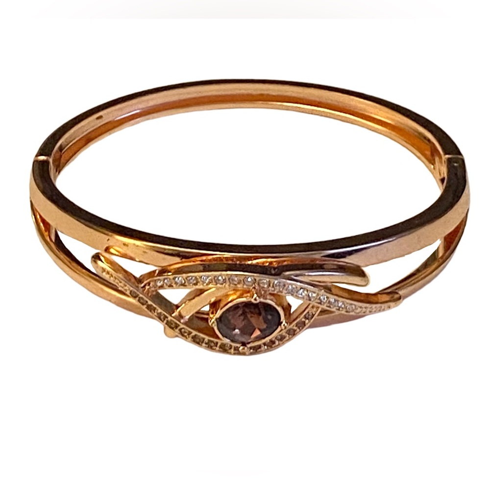 AVON NRT Rose Gold Purple Amethyst Bracelet